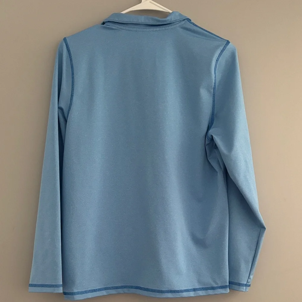 Vineyard Vines Light Blue Quarter-Zip Sweatshirt - Picture 3 of 3